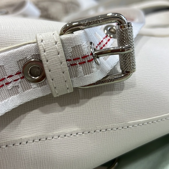 NWT 100% authentic Off-white leather mini back pack - Picture 6 of 10